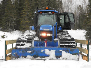 groomer on bridge