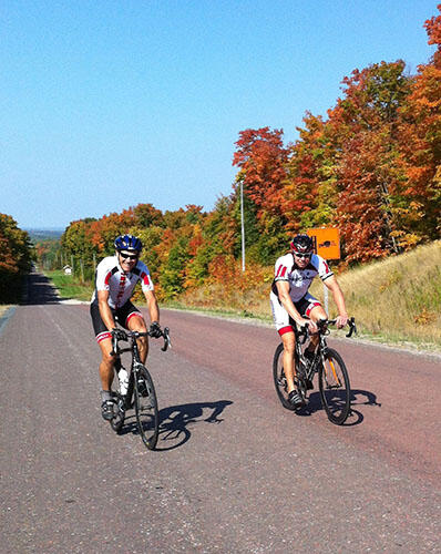 fall cycling stjosephisland