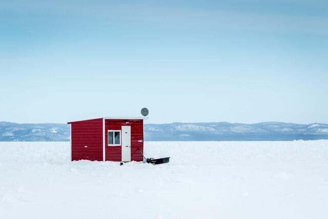 Fishing Hut at Red Rock