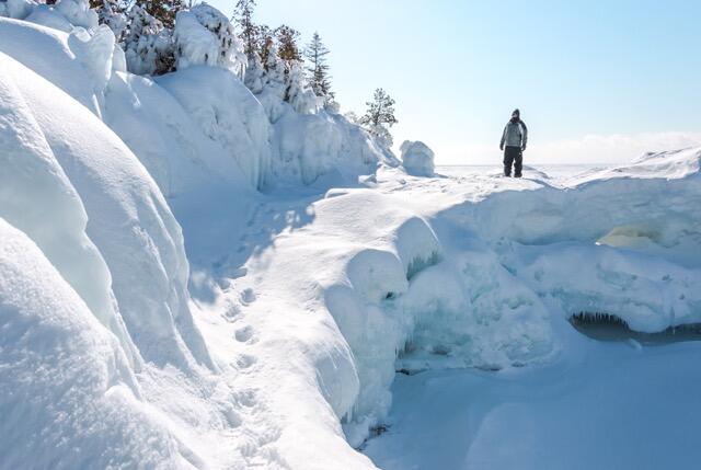 Ice Ridge at Coppermine Point