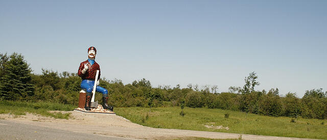 Paul Bunyan on Highway 11