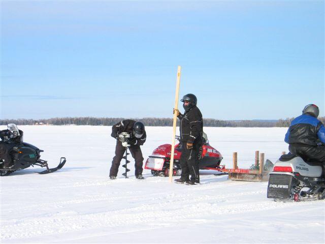 Drummond Ice Bridge Drilling